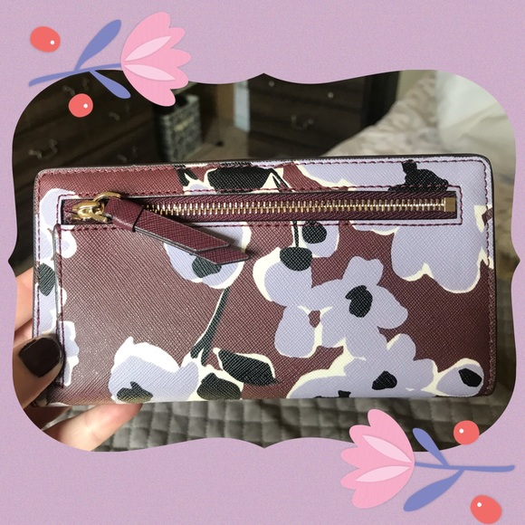 ✨KATE SPADE✨Slim Bifold Floral Wallet NEW - Picture 7 of 10